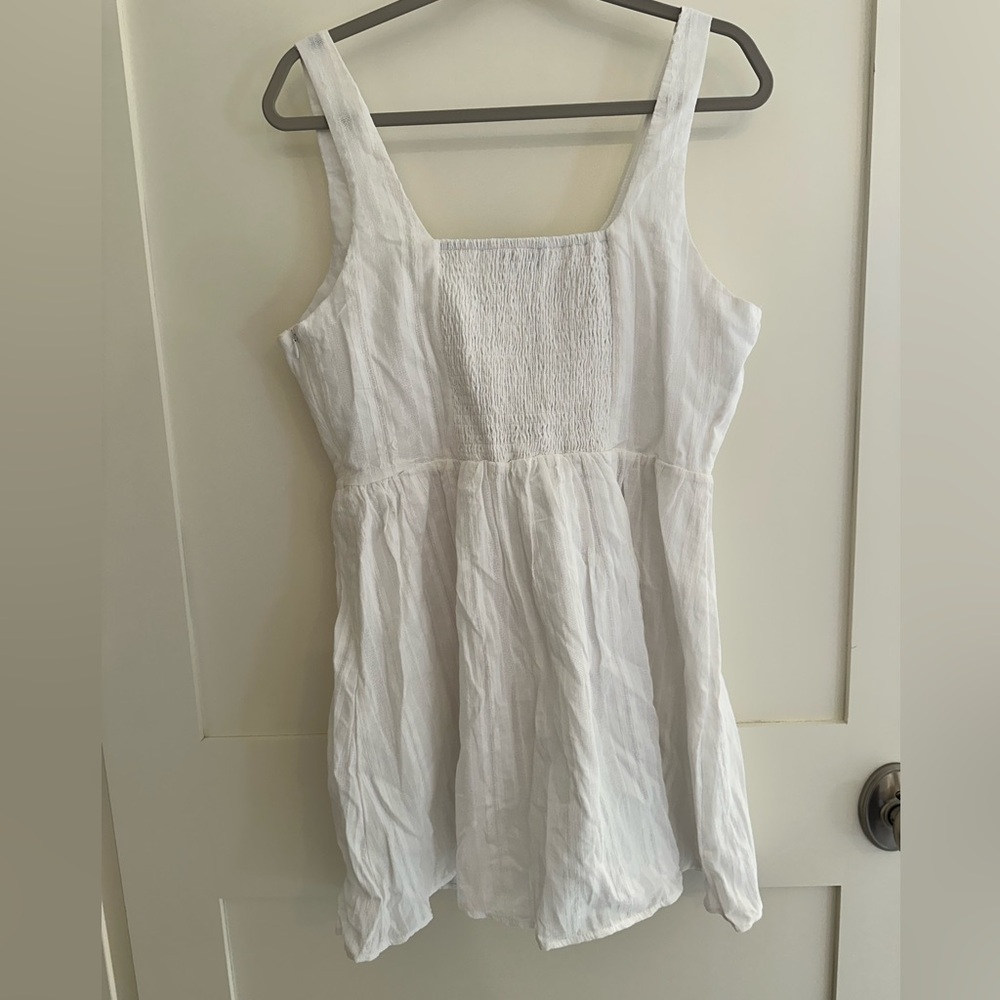 PRINCESS POLLY LORINDA MINI DRESS WHITE LOW IMPACT - Picture 3 of 6